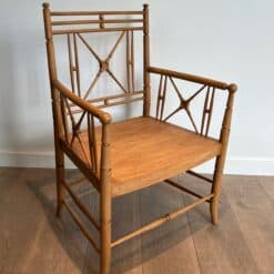 Late 19th-Century Faux Bamboo Armchair - View Nine - Styylish