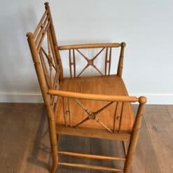 Late 19th-Century Faux Bamboo Armchair - View Five - Styylish