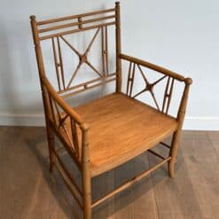 Late 19th-Century Faux Bamboo Armchair - View Four - Styylish