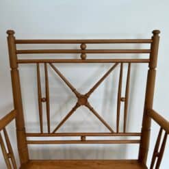 Late 19th-Century Faux Bamboo Armchair - Detail Three - Styylish