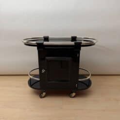 Art Deco Bar Cart, Black Lacquer, France, circa 1930 - Image 5