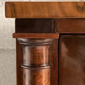 German Empire Walnut Chest of Drawers, circa 1810–1820