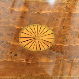 18th Century Louis XVI Writing Desk with Marquetry, Petite Neoclassical Desk
