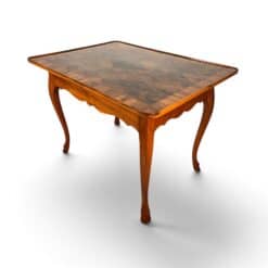 Alternative view of German Baroque Walnut Table with Parquetry, 1750