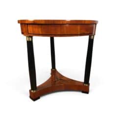 Antique Empire Gueridon Table with Marble Top, 19th Century