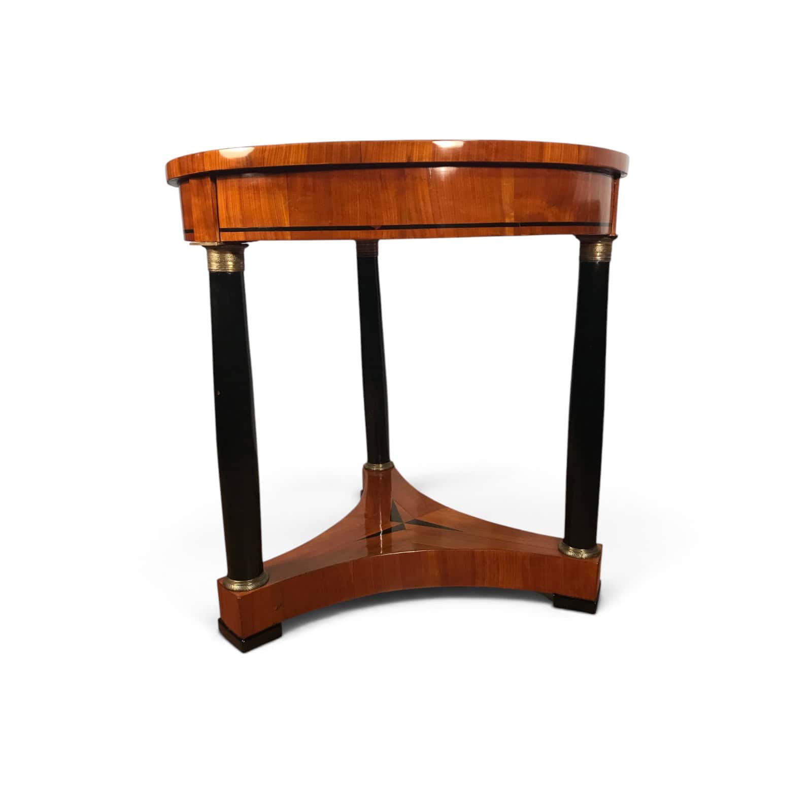 Antique Empire Gueridon Table with Marble Top, 19th Century - Image 3