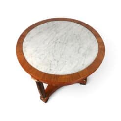 Alternative view of Antique Empire Gueridon Table with Marble Top, 19th Century