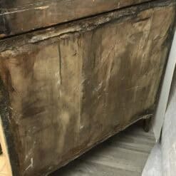 Antique Venetian Painted Secretary Bookcase with Floral Decoration - Image 9