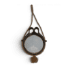 French Black Ceramic Hanging Mirror - Styylish