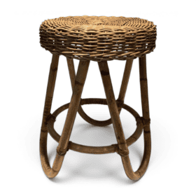 Franco Albini Style Rattan Stool