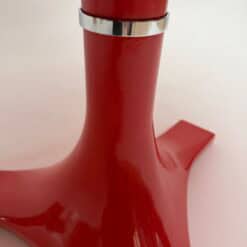 Rare Red Kartell Dining Table by Anna Castelli Ferrieri, ca. 1967 - Image 11