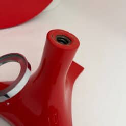 Rare Red Kartell Dining Table by Anna Castelli Ferrieri, ca. 1967 - Image 19