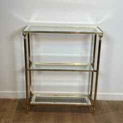 Alternative view of Maison Jansen Style Brass and Glass Console Table