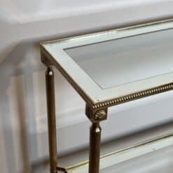 Maison Jansen Style Brass and Glass Console Table - Image 7
