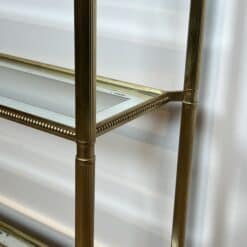 Maison Jansen Style Brass and Glass Console Table - Image 10