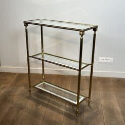 Maison Jansen Style Brass and Glass Console Table - Image 12