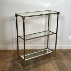 Maison Jansen Style Brass and Glass Console Table - Image 18