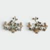 Pair of Italian Painted Tole Flower-Basket Wall Sconces - Styylish