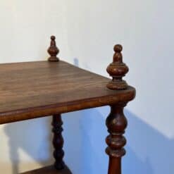 French Napoleon III Pitch Pine Three-Tier Shelf - Detail Three - Styylish