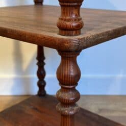 French Napoleon III Pitch Pine Three-Tier Shelf - Detail Four - Styylish