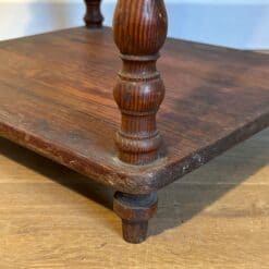 French Napoleon III Pitch Pine Three-Tier Shelf - Detail Six - Styylish