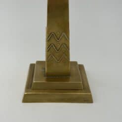 Jugendstil Brass Candelabrum with Five Lights in the Style of Josef Hoffmann - Detail Four - Styylish