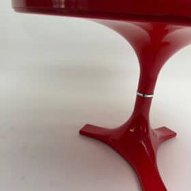 Rare Red Kartell Dining Table by Anna Castelli Ferrieri, ca. 1967