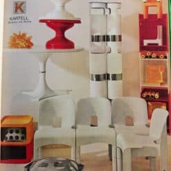 Rare Red Kartell Dining Table by Anna Castelli Ferrieri, ca. 1967 - Image 5