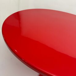 Rare Red Kartell Dining Table by Anna Castelli Ferrieri, ca. 1967 - Image 8