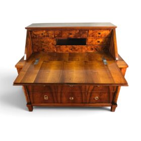 Biedermeier Walnut Secretary Chest of Drawers, circa 1820