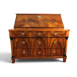 Biedermeier Walnut Secretary Chest of Drawers- Styylish