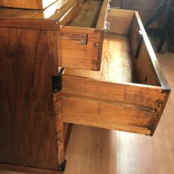 Biedermeier Walnut Secretary Chest of Drawers, circa 1820 - Image 8