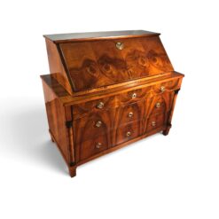 Alternative view of Biedermeier Walnut Secretary Chest of Drawers, circa 1820
