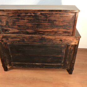 Biedermeier Walnut Secretary Chest of Drawers, circa 1820