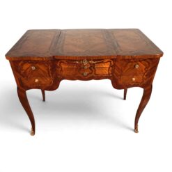 Antique Louis XV Dressing Table- with beautiful veneer pattern and marquetry- Styylish