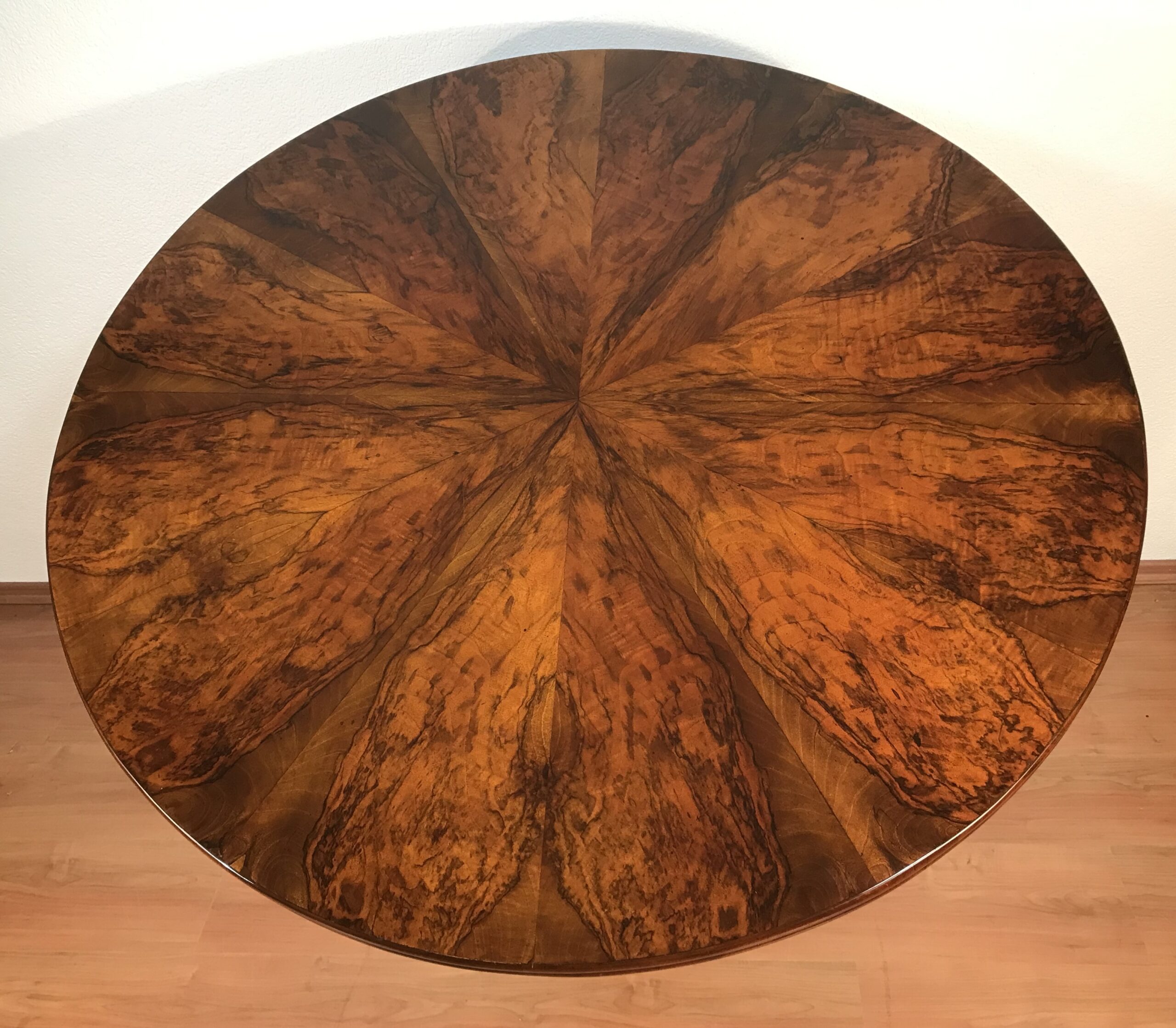 Biedermeier Walnut Table, Germany 1820 - Image 7