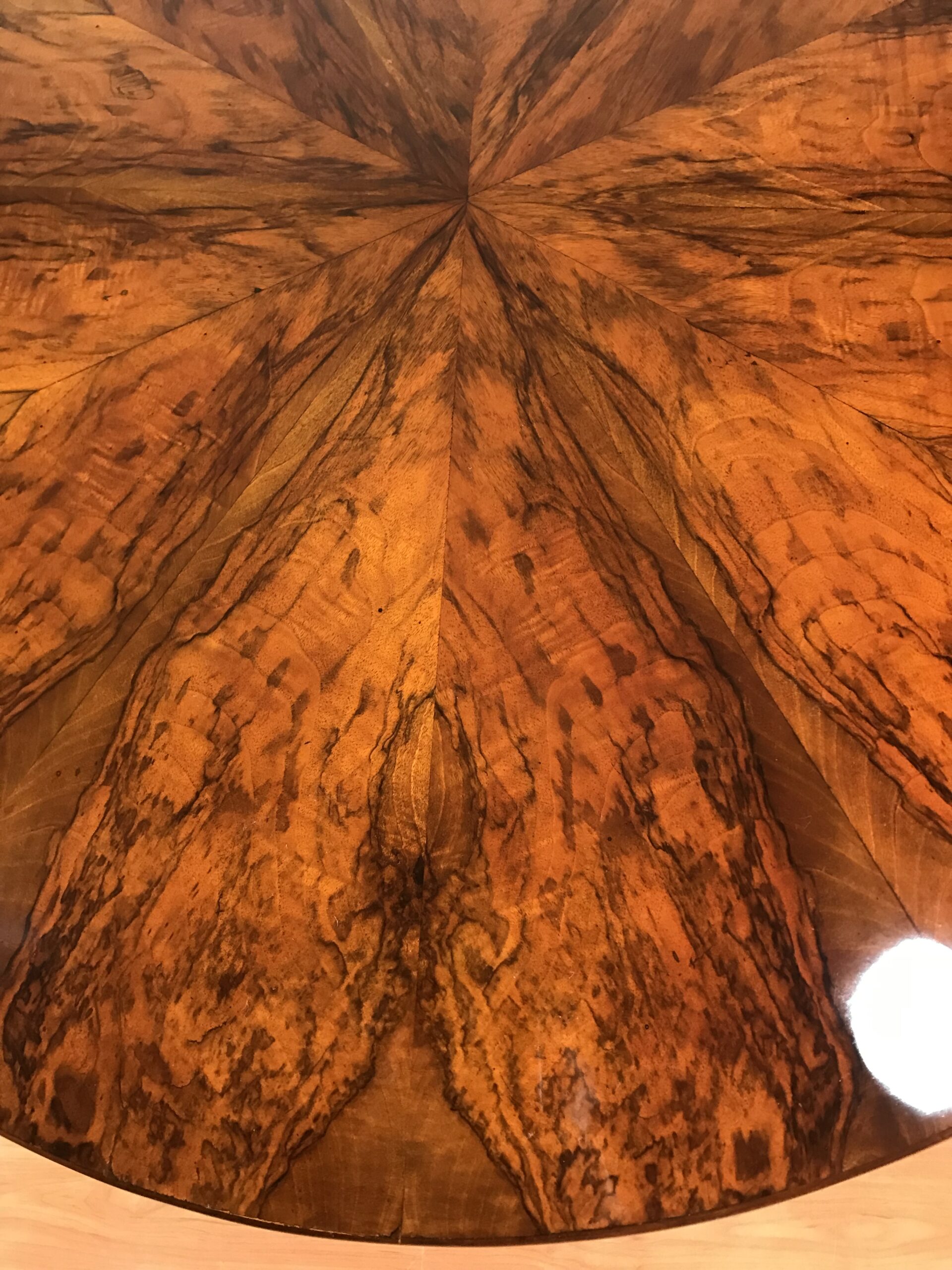Biedermeier Walnut Table, Germany 1820 - Image 5