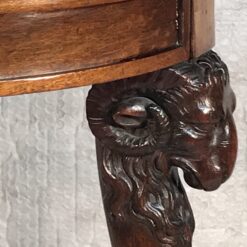 French Directoire Gueridon Side Table with Carved Ram Heads, circa 1800 - Image 10