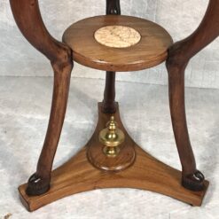 French Directoire Gueridon Side Table with Carved Ram Heads, circa 1800 - Image 9