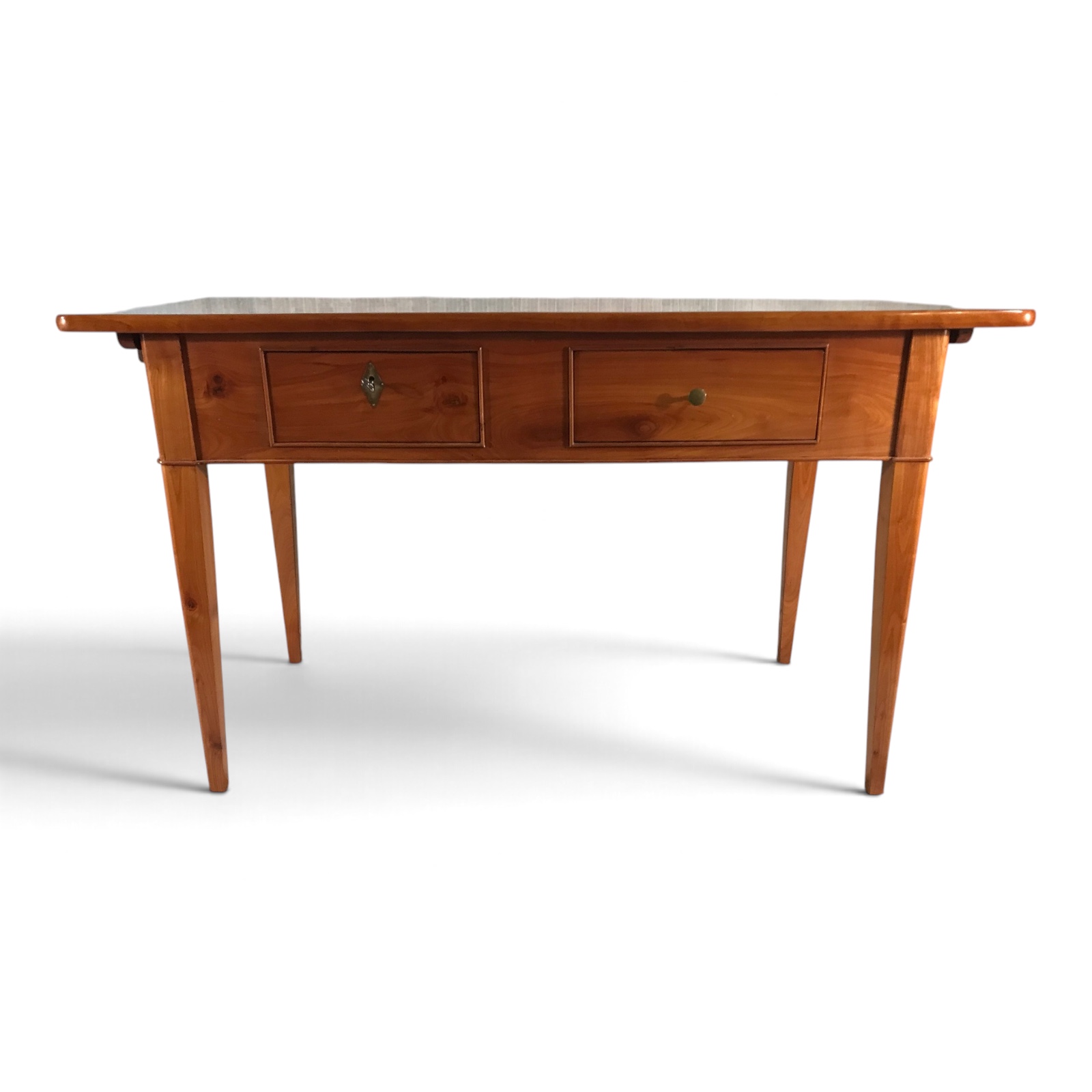 Biedermeier Writing Table with Two Drawers, circa 1830 - Image 3