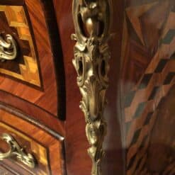French Louis XV Marquetry Commode with Marble Top, 18th Century - Image 3